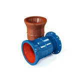 Переходы чугунные раструб-фланец ХРФ ВЧШГ