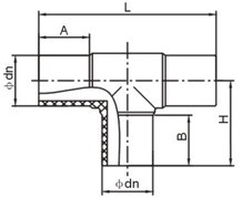 ТРОЙНИК РАВНОСТОРОННИЙ ЛИТОЙ 12417