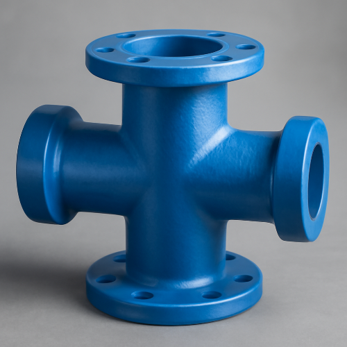 9218 Крестовина фланцевая EN-GJS-500-7 12358