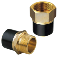 ПЕРЕХОД НА РЕЗЬБУ  ПЭ/МЕТАЛЛ НАРУЖНЯЯ РЕЗЬБА 12422